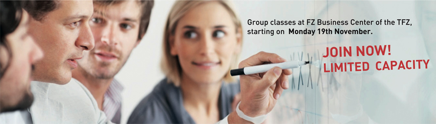 Individual classes and small groups, special courses for companies.